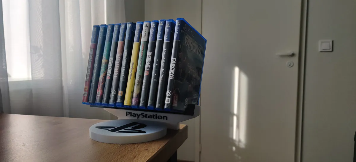 Playstation game holder. 14 slots, photo 2 of 3 - Playstation game holder. 14 slots Gaming Accessories