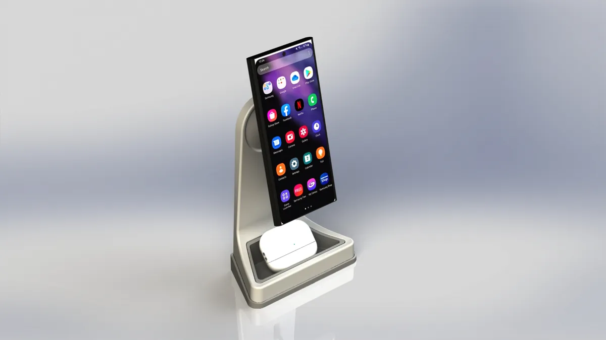 Magnetic Wireless Charging Stand, photo 4 of 4 - Magnetic Wireless Charging Stand Hobby & DIY