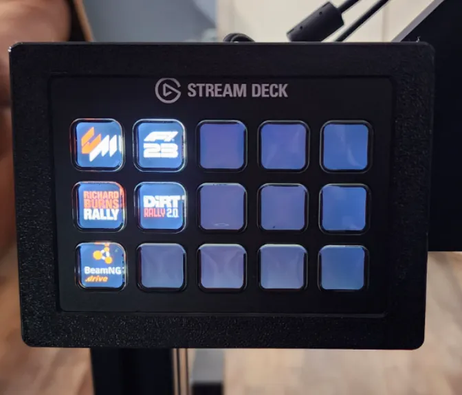 Sim Rig Stream Deck (MK1) Button Box