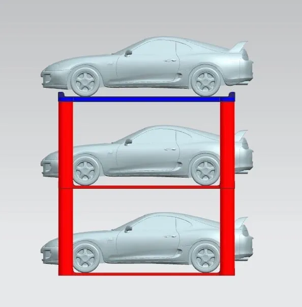 1/18 car model stackable rack, photo 3 of 4 - 1/18 car model stackable rack Hobby & DIY