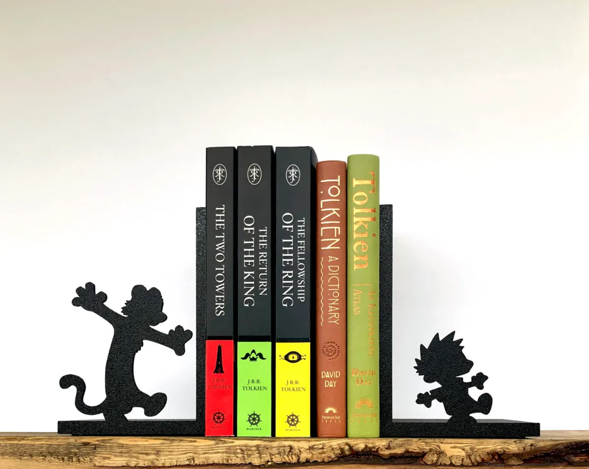 Calvin & Hobbes Bookends