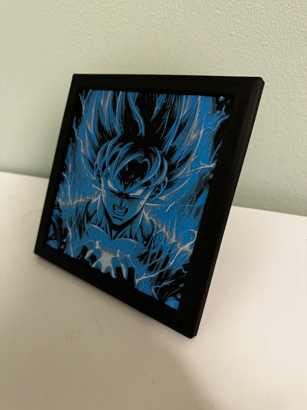 HueForge 150x150 Frame | Dual Mount: Wall & Shelf, photo 3 of 4 - HueForge 150x150 Frame | Dual Mount: Wall & Shelf Generative Art