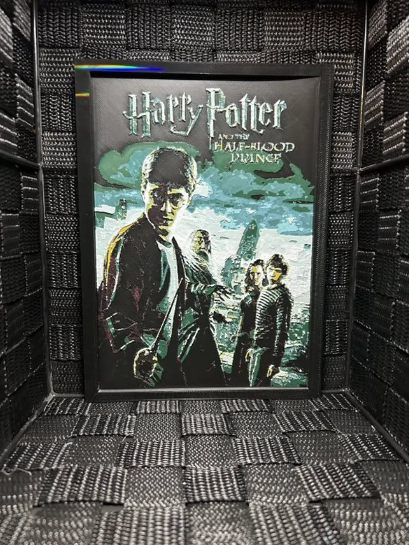 Hueforge Movie Poster -Harry Potter Half-Blood Pri, photo 3 of 3 - Hueforge Movie Poster -Harry Potter Half-Blood Pri Generative Art