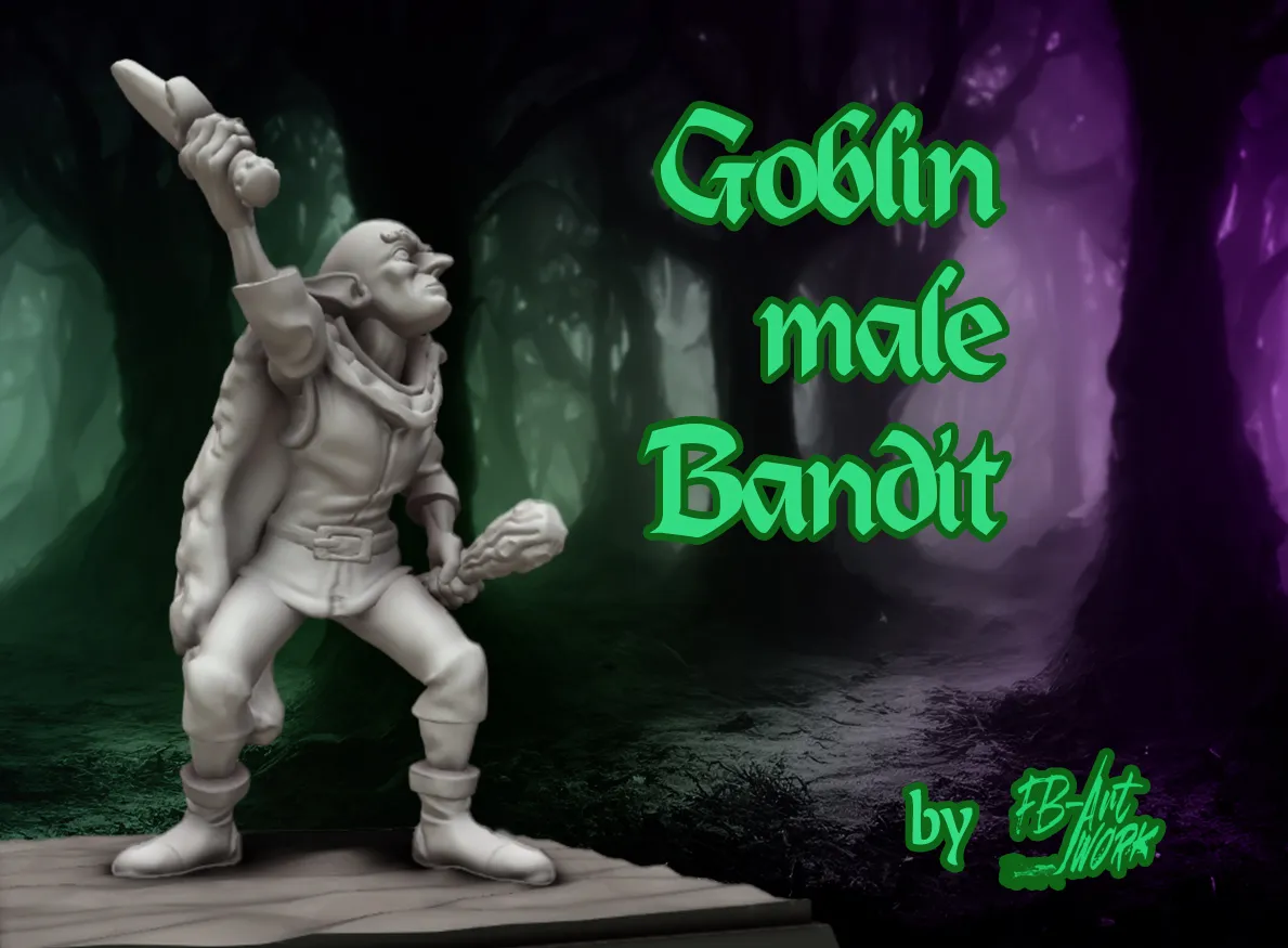 DnD miniature Goblin male bandit - People, in stock in India
