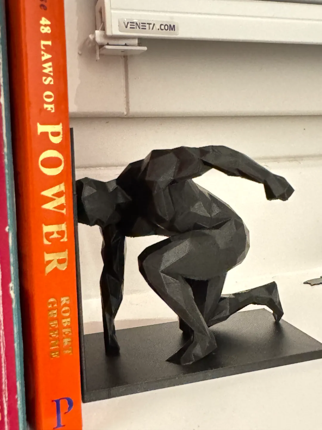 Low Poly Man - Bookholder / Bookstand, photo 2 of 4 - Low Poly Man - Bookholder / Bookstand Desk & Office
