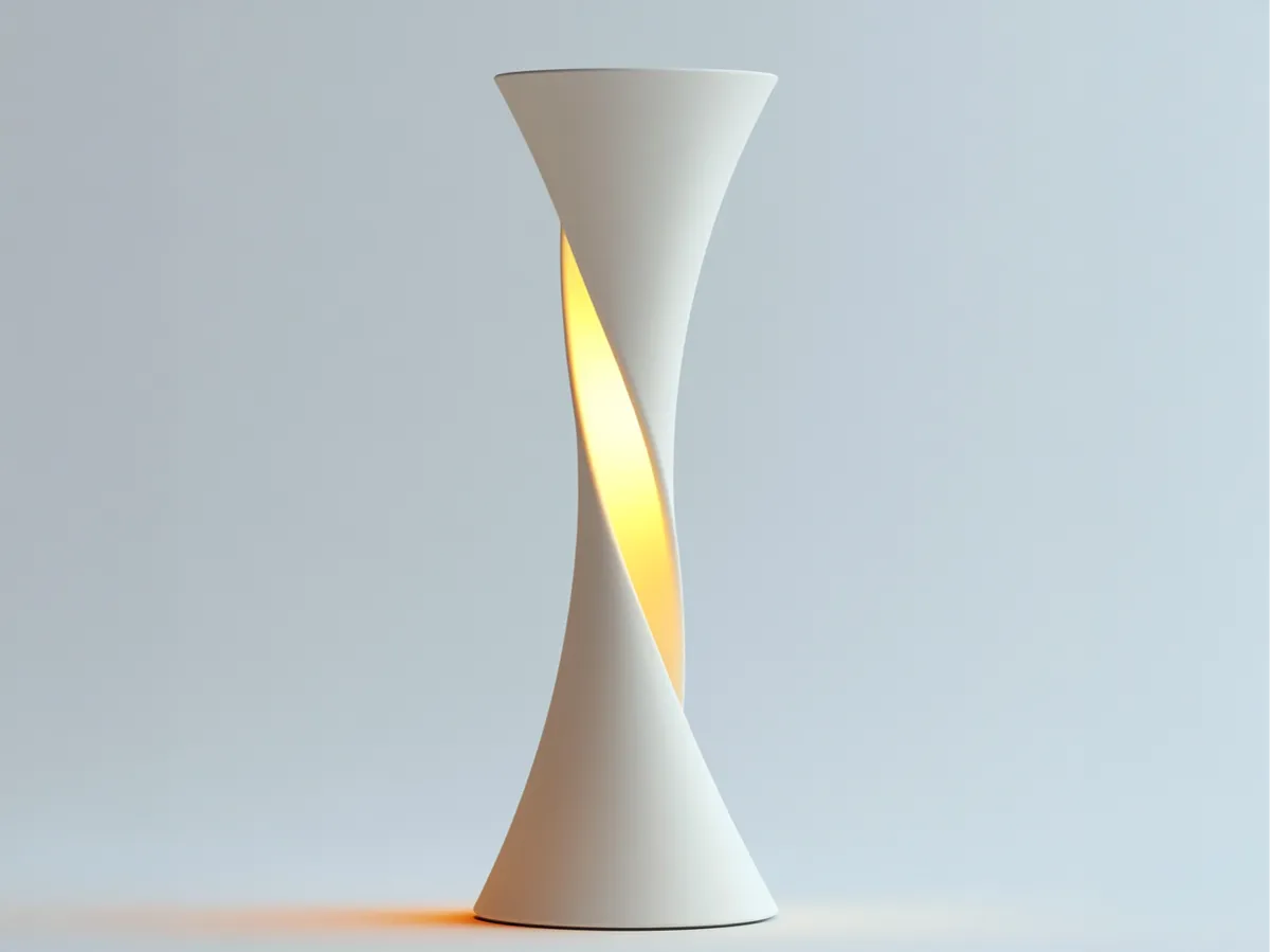 Minimalist Twisted Table Lamp Design - Modern Table Lamps, in stock in India