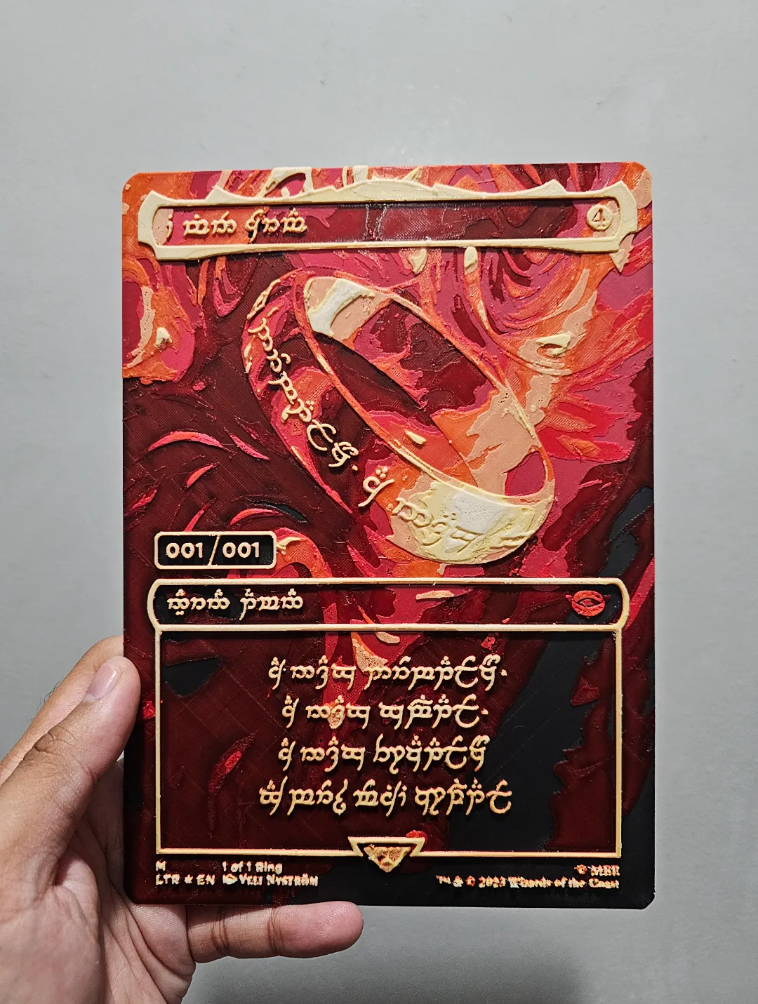 The One of 1 Ring MTG - Photo Art & Lithophanes, in stock in India