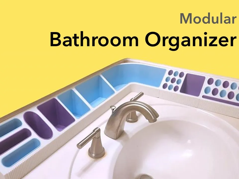Bathroom Organizer - Magnetic and Modular