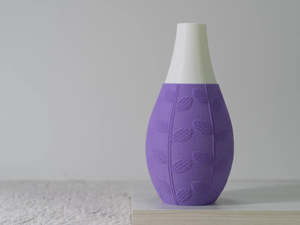 Modern Knit Vase, photo 3 of 4 - Modern Knit Vase Home Decor Items