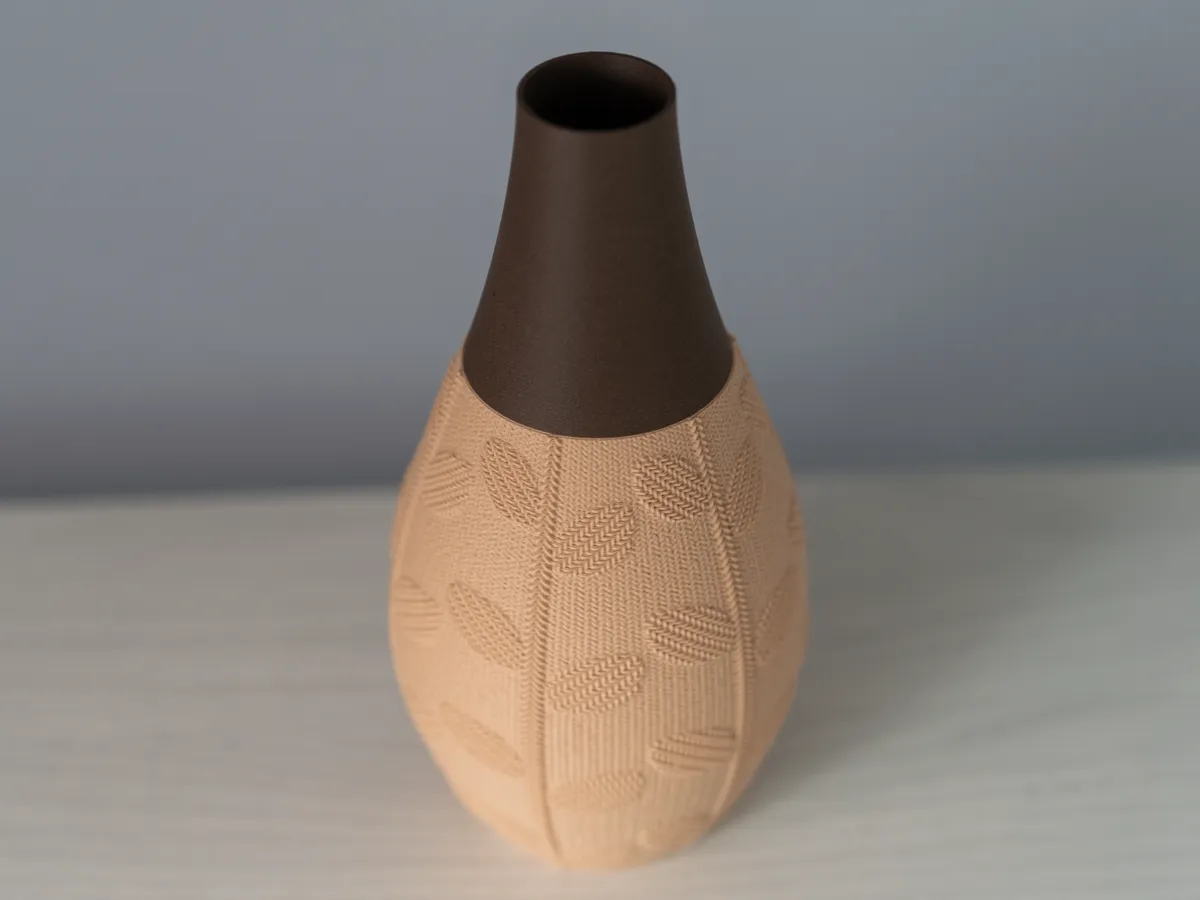 Modern Knit Vase, photo 4 of 4 - Modern Knit Vase Home Decor Items