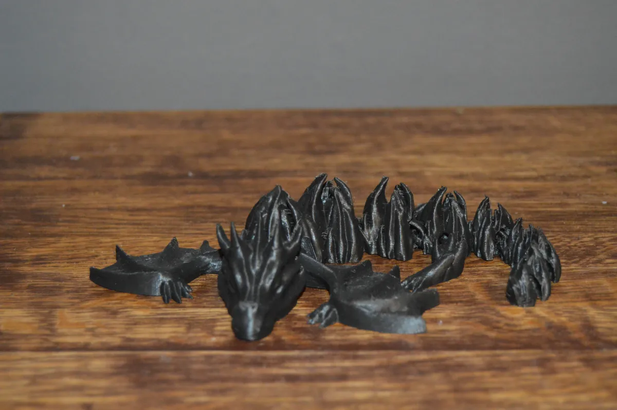 Articulated fire dragon, photo 4 of 4 - Articulated fire dragon Fidget & Sensory Toys