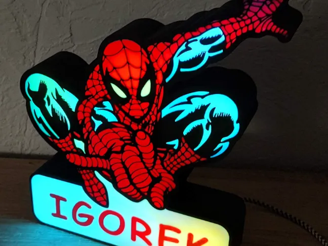 customize lightbox lamp