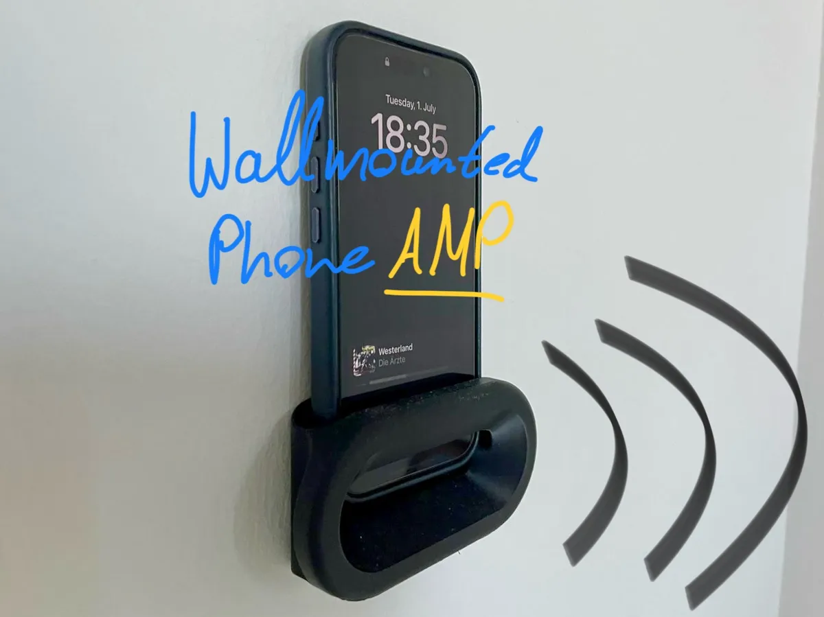 Wall-Mounted Passive Phone Speaker