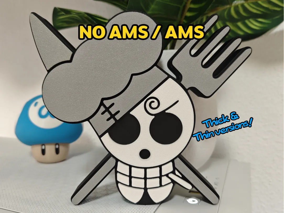 One Piece Sanji Skull Jolly Roger