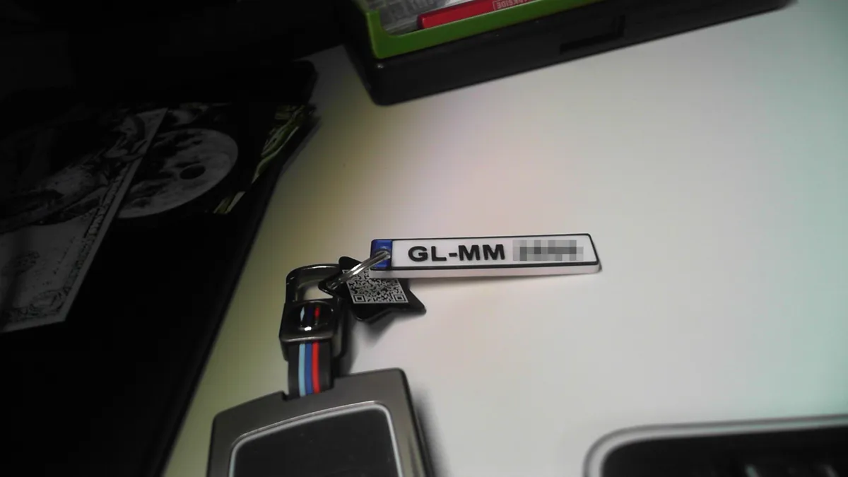 Customizable Car License Plate