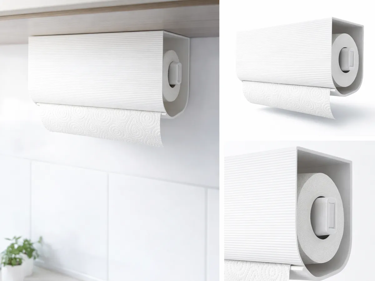 Under-Cabinet Paper Towel Holder Clean & Minimal