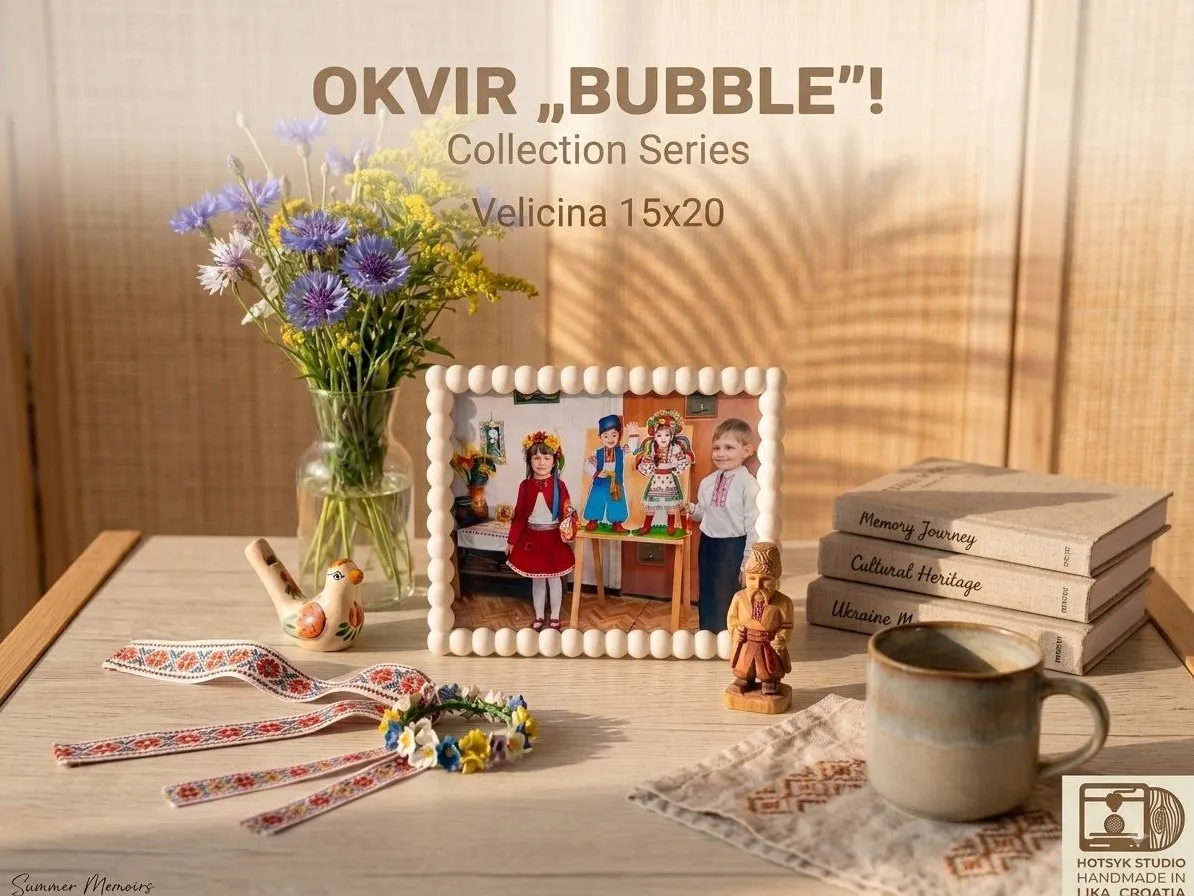 Pearl Bubble Picture Frame 15x20 cm - Modern & Minimal Frames, in stock