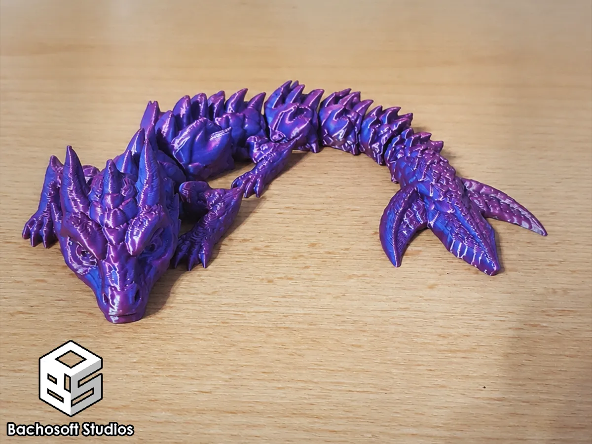 Flexi Articulated Dragon, photo 2 of 4 - Flexi Articulated Dragon Fidget & Sensory Toys