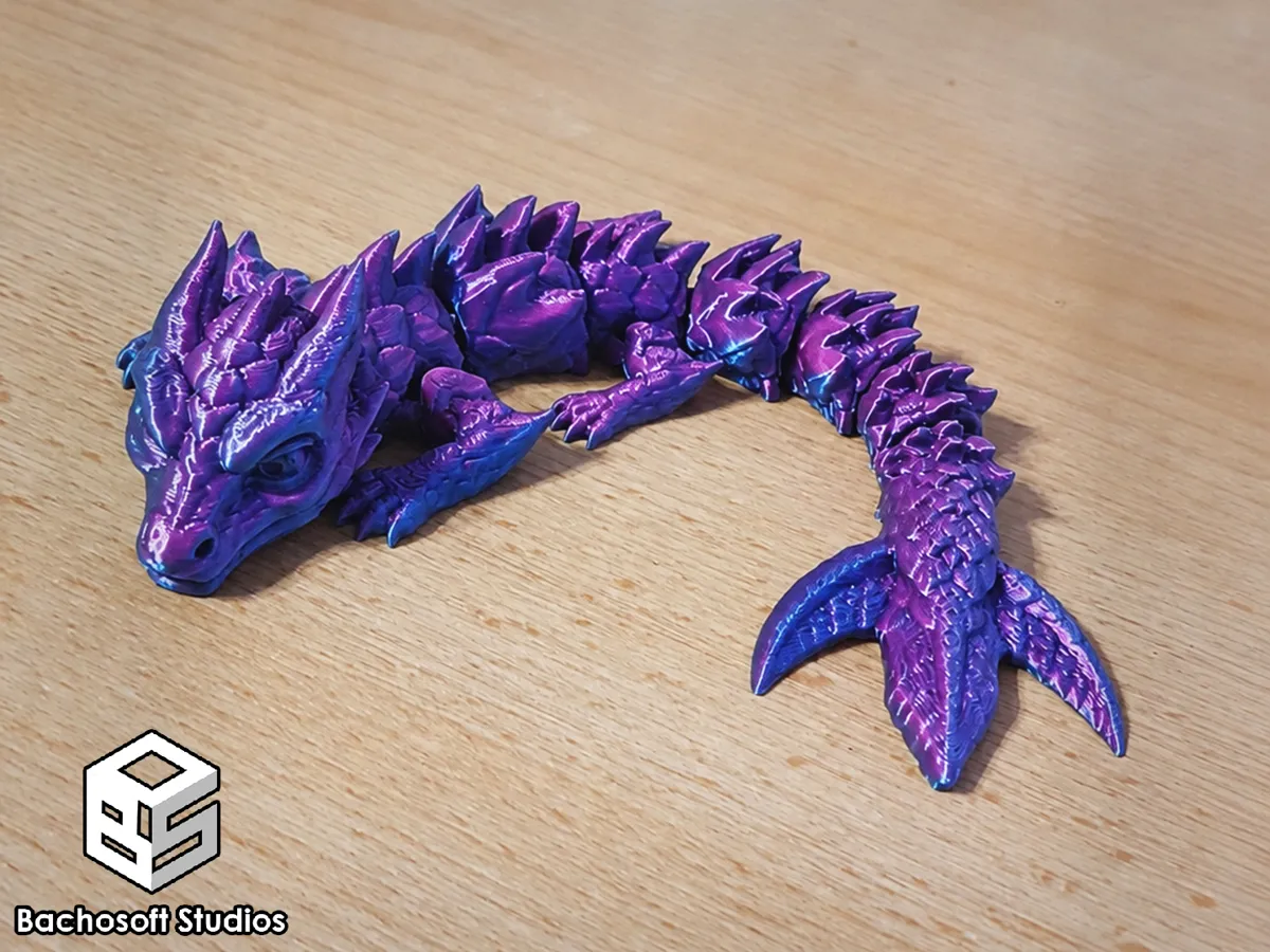 Flexi Articulated Dragon, photo 3 of 4 - Flexi Articulated Dragon Fidget & Sensory Toys