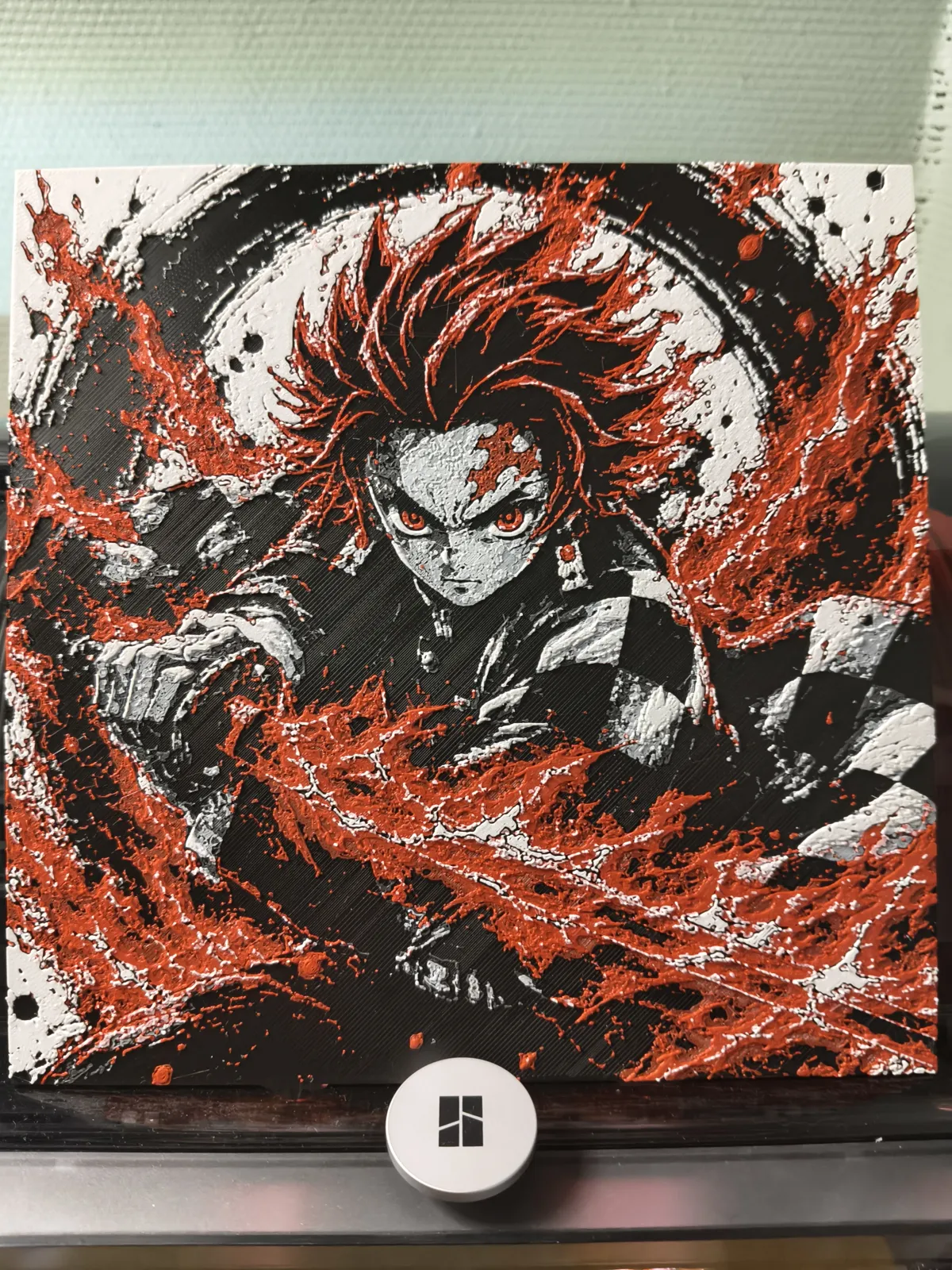 Tanjiro Kamado ColorPop | HueForge, photo 2 of 2 - Tanjiro Kamado ColorPop | HueForge Generative Art