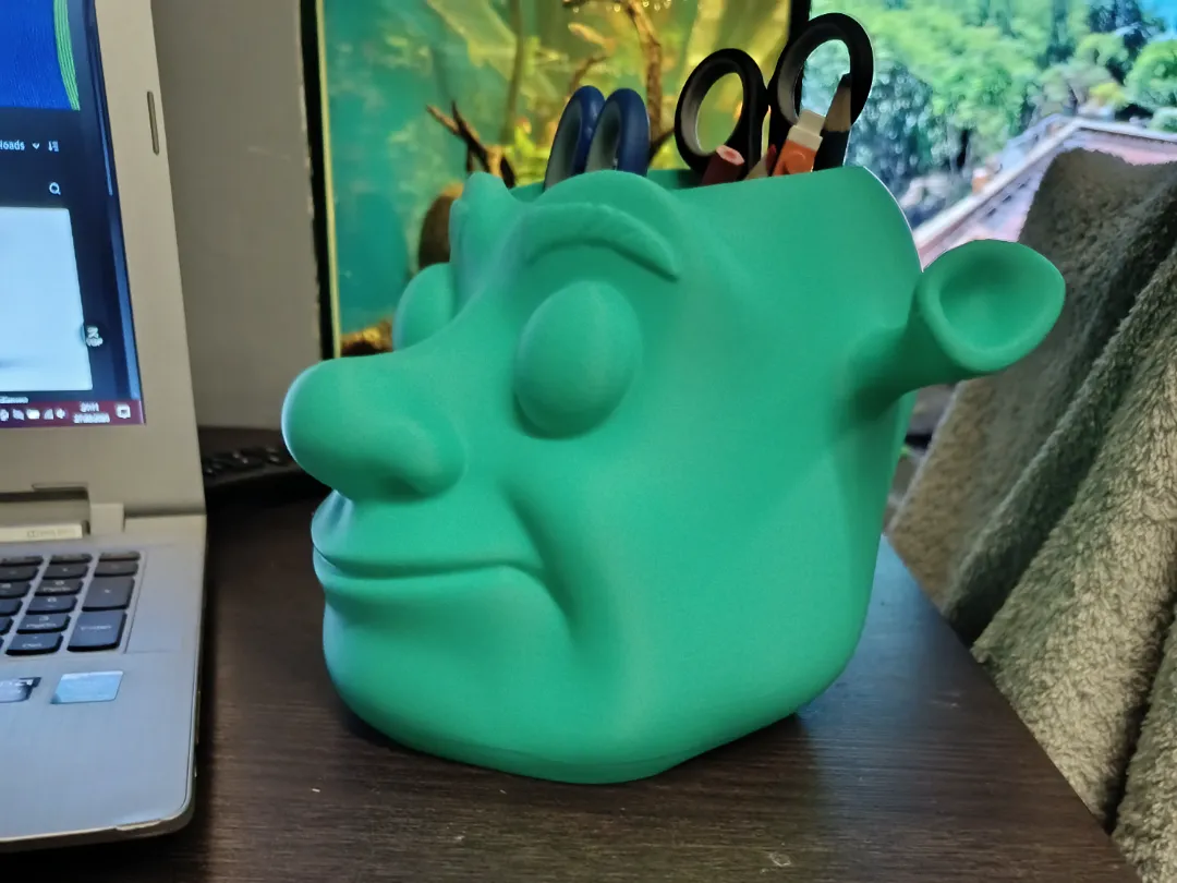 Shrek head pen holder - Character Pen Stands, in stock in India