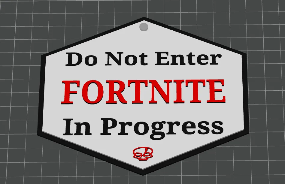 fortnite door sign