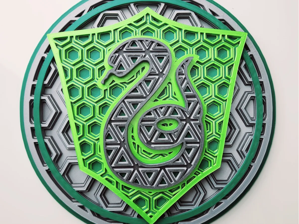HP Slytherin Dimensional Mosaic