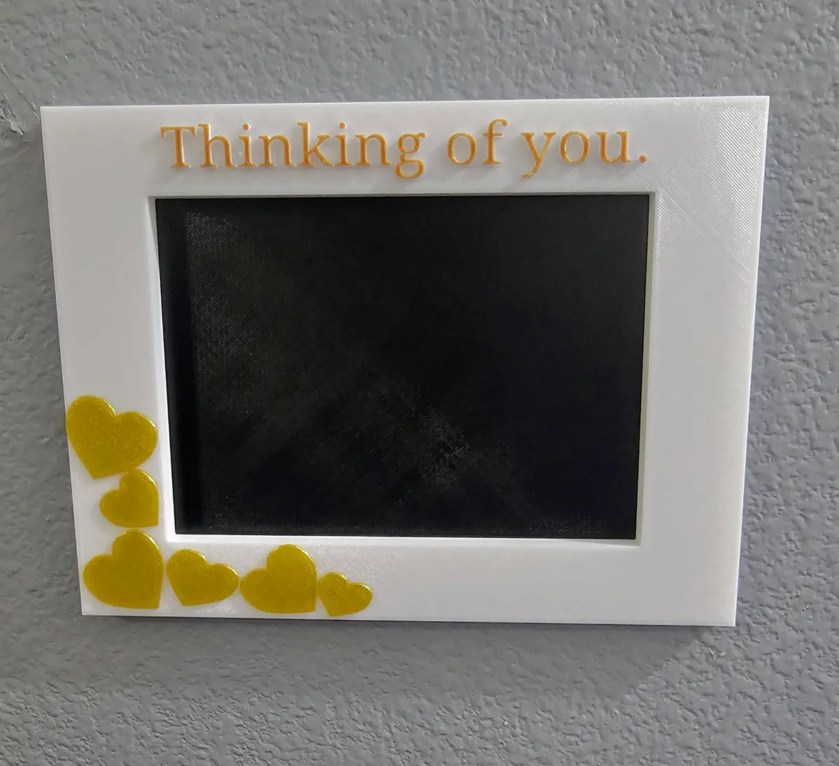 5 x 7 photo frame, hearts, photo 2 of 2 - 5 x 7 photo frame, hearts Household