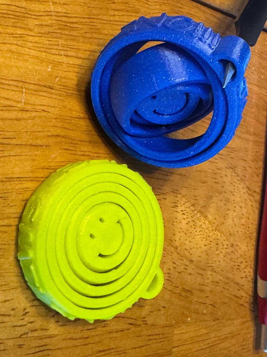 Smile Gyro Keychain - Spinner Keychains, in stock in India