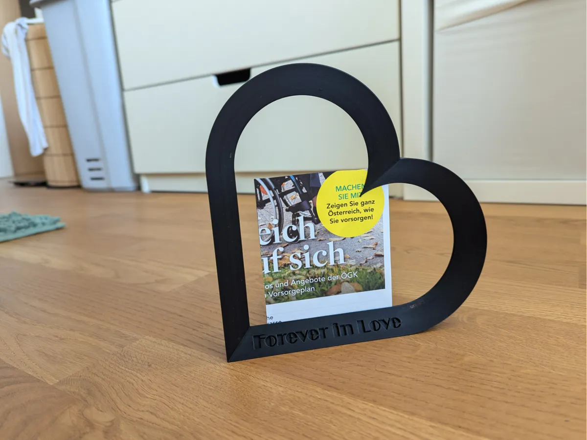 Heart-Shaped Picture Frame (fits Polaroid) - Polaroid & Instax Frames, in stock