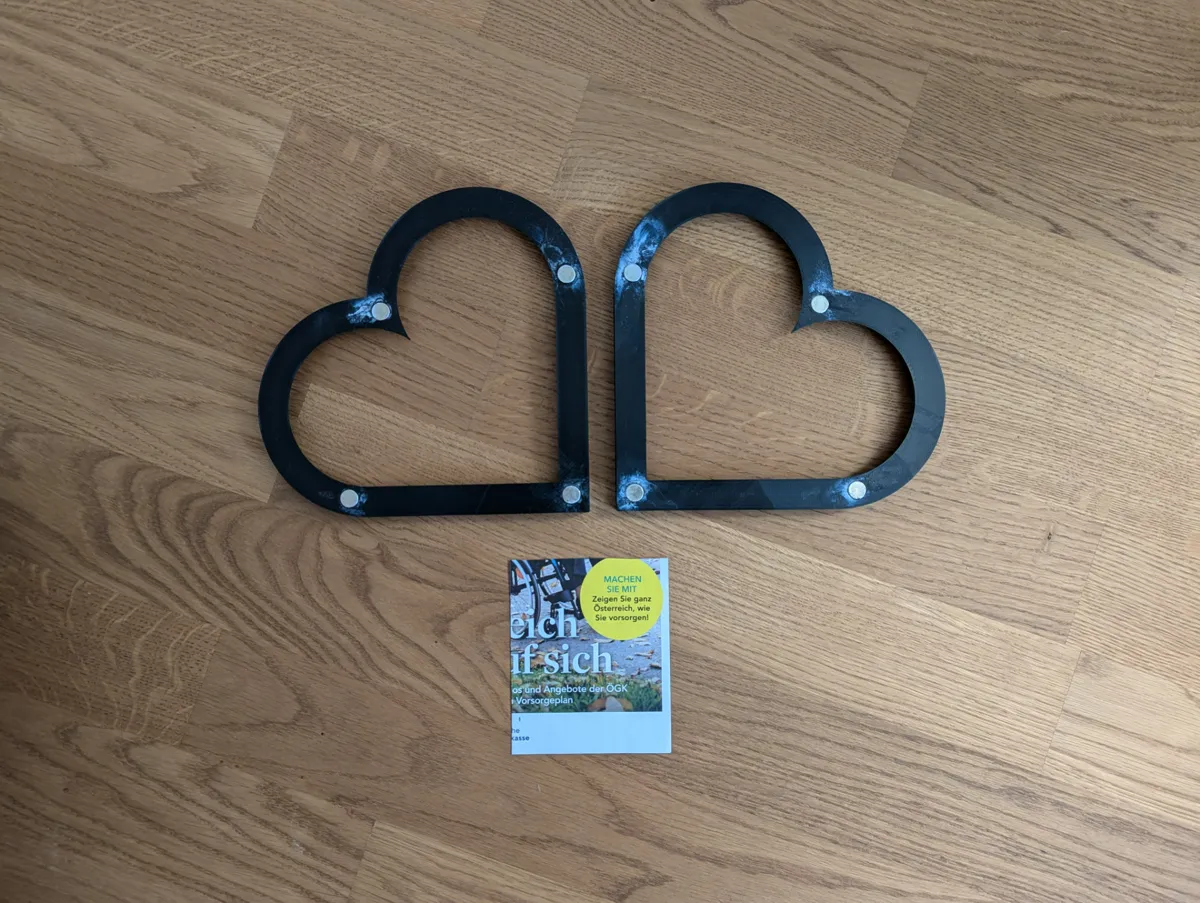Heart-Shaped Picture Frame (fits Polaroid), photo 4 of 4 - Heart-Shaped Picture Frame (fits Polaroid) Home Decor Items