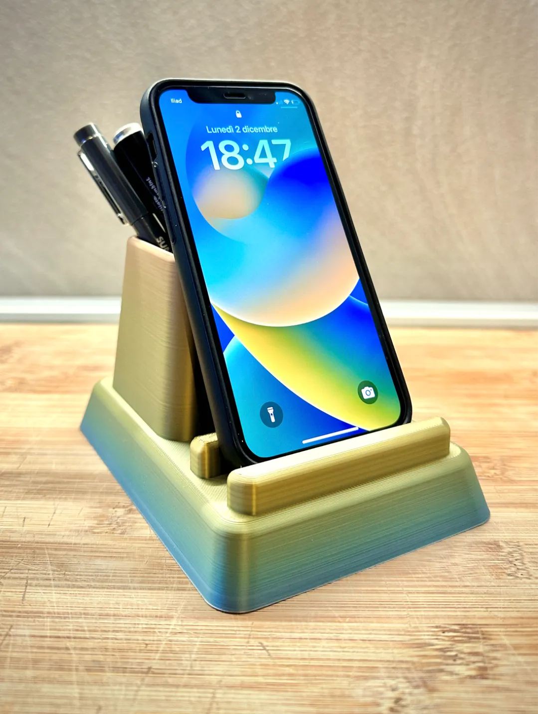 Phone Stand and Pen Holder Desk Organizer - Office, in stock in India