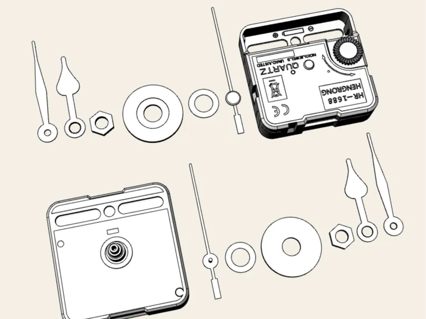 Clock Components Kit-011