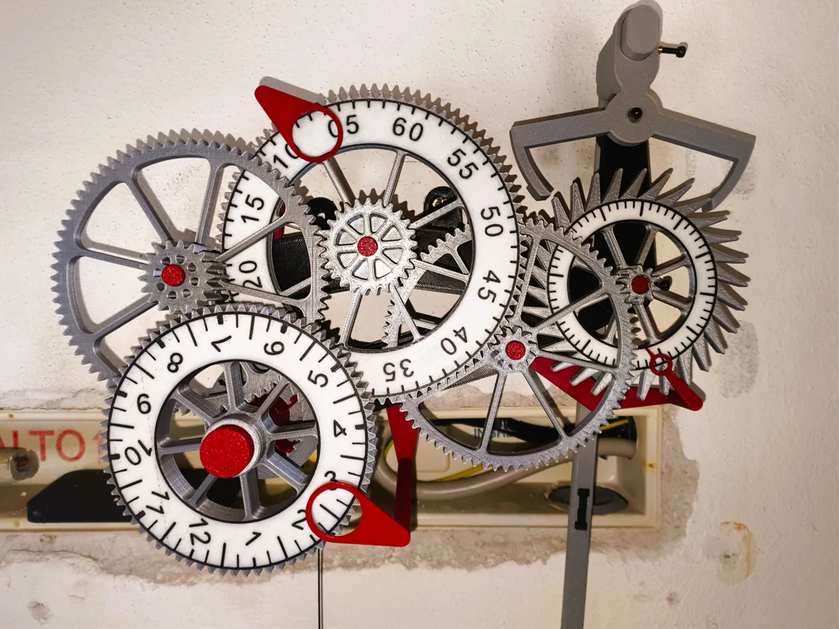 fully functional mechanical clock!