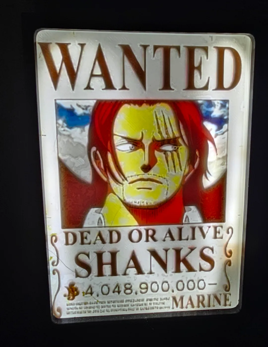 One Piece Lithopane Color Lamp all Characters - Electronics, in stock in India