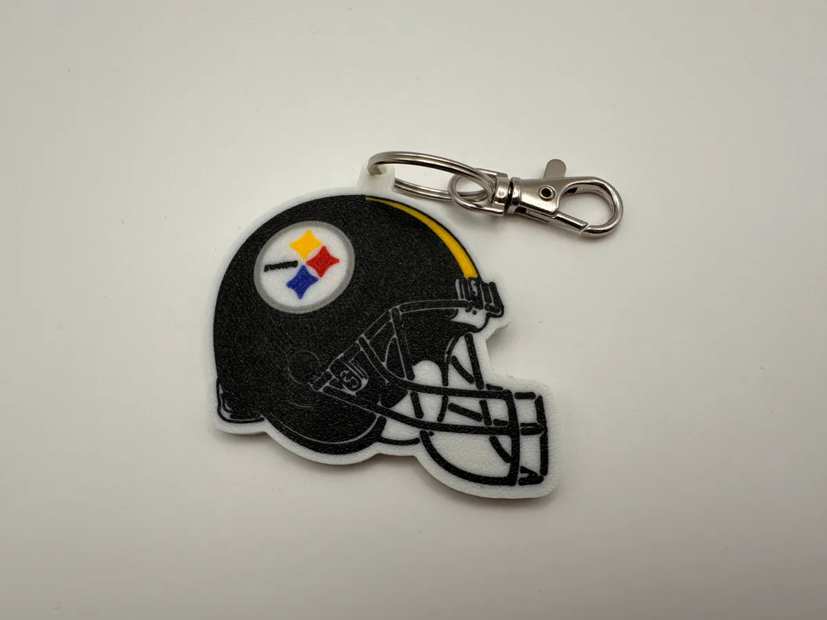Pittsburgh Steelers Keychain, photo 2 of 4 - Pittsburgh Steelers Keychain Generative Art