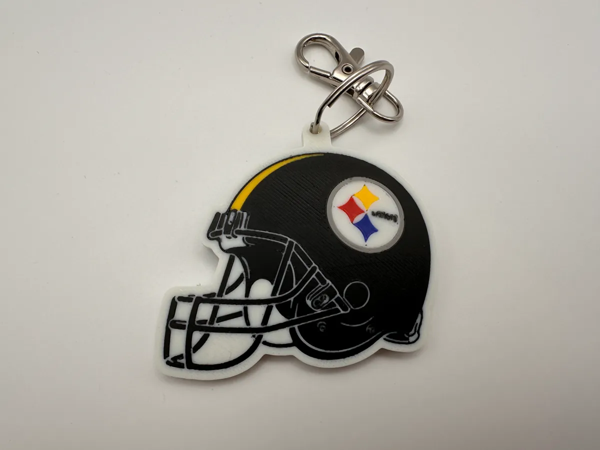 Pittsburgh Steelers Keychain, photo 3 of 4 - Pittsburgh Steelers Keychain Generative Art