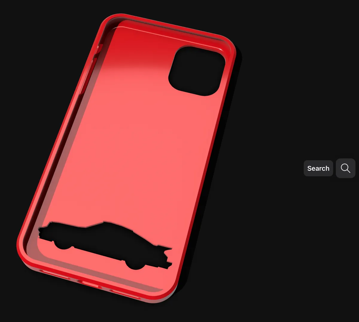 iPhone 11 Case with Porsche G Series Cutout, photo 3 of 4 - iPhone 11 Case with Porsche G Series Cutout Household