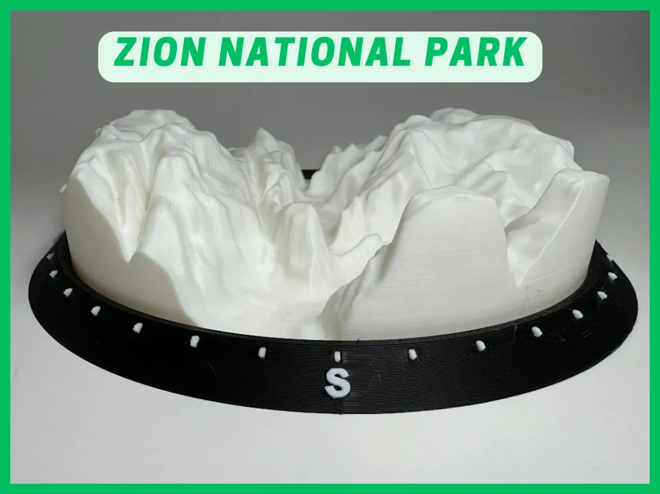 Zion National Park - Tiny Topo 3D