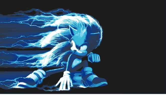 Hueforge Sonic The Hedgehog 1