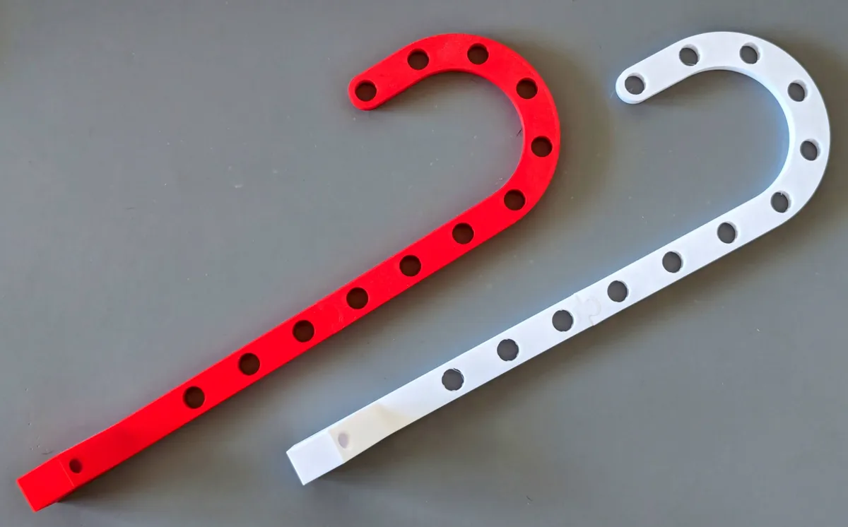 Candy Cane Stakes for Pixel Lights