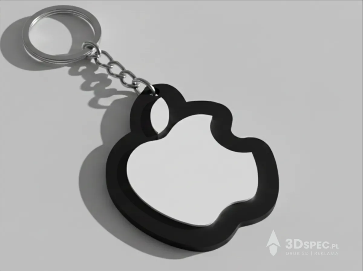 Apple Logo Keychain
