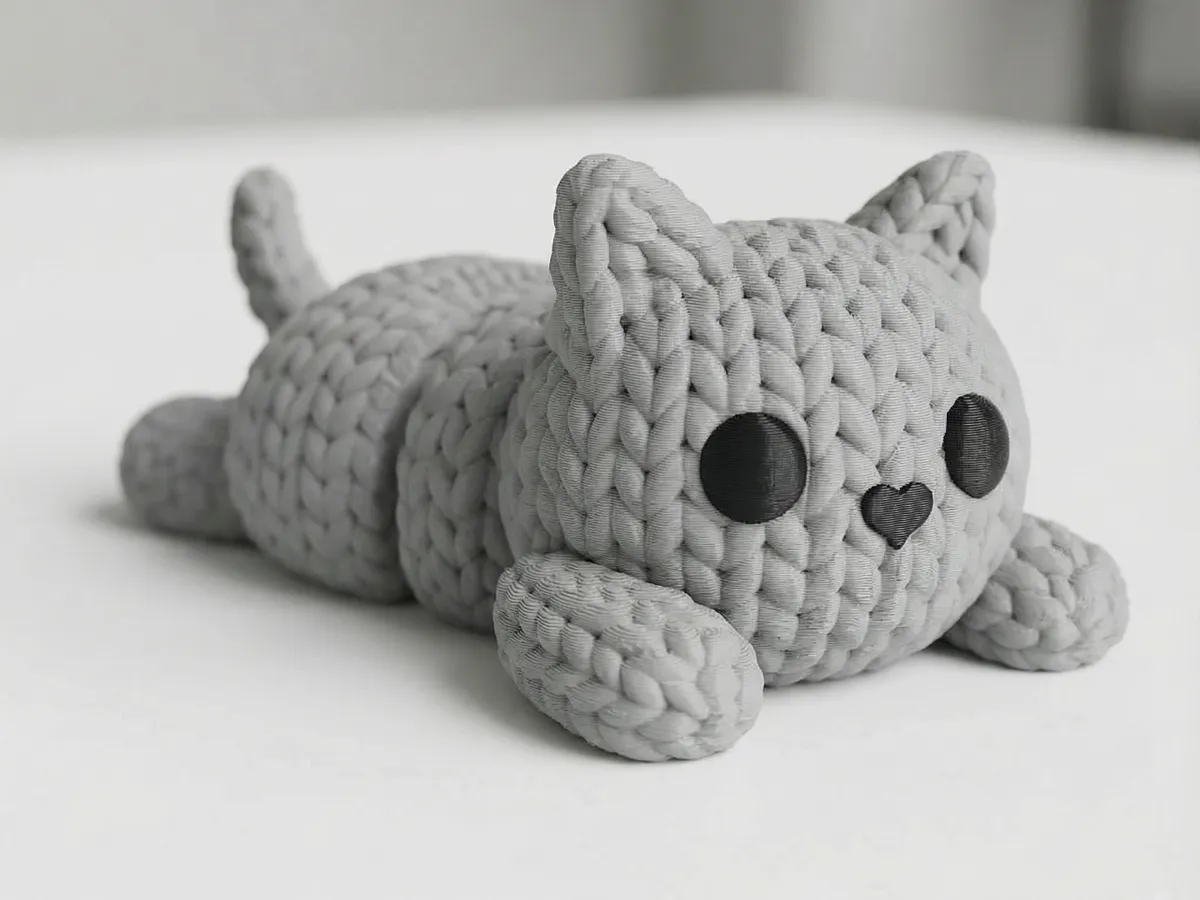 Flexi Knitted Kitty