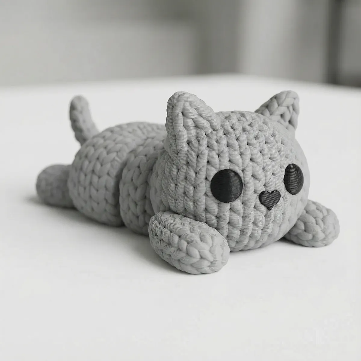 Flexi Knitted Kitty, photo 3 of 3 - Flexi Knitted Kitty Fidget & Sensory Toys