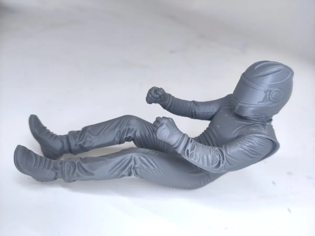 Race car driver male figure 1:10