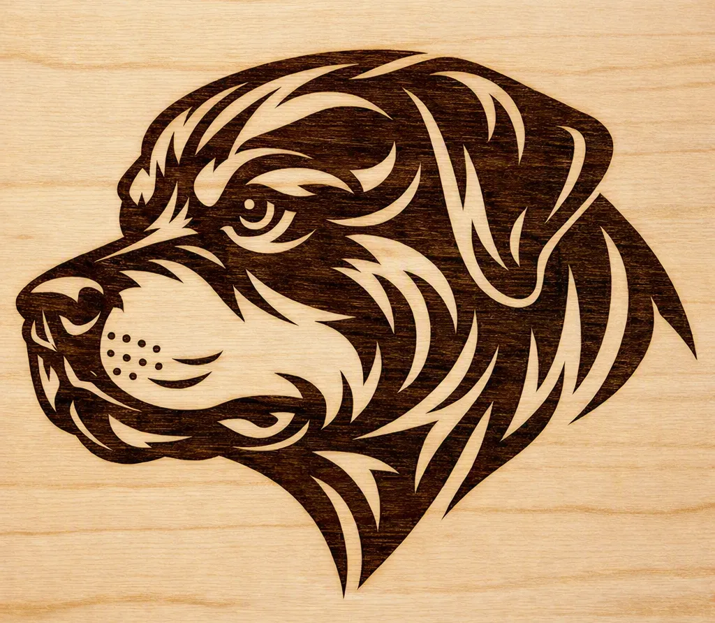 Rottweiler wall art, photo 3 of 3 - Rottweiler wall art Miniatures
