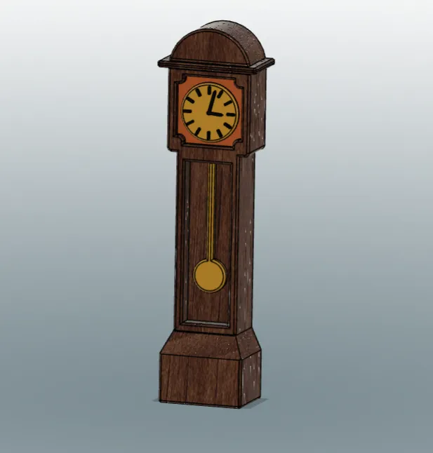 Miniature Grandfather Clock