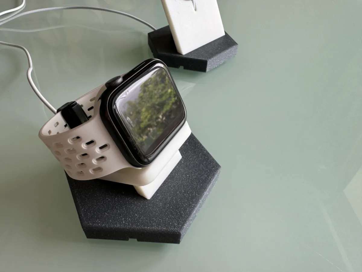 "HexMagOn" Apple watch MagSafe charger base, photo 2 of 3 - "HexMagOn" Apple watch MagSafe charger base Tools