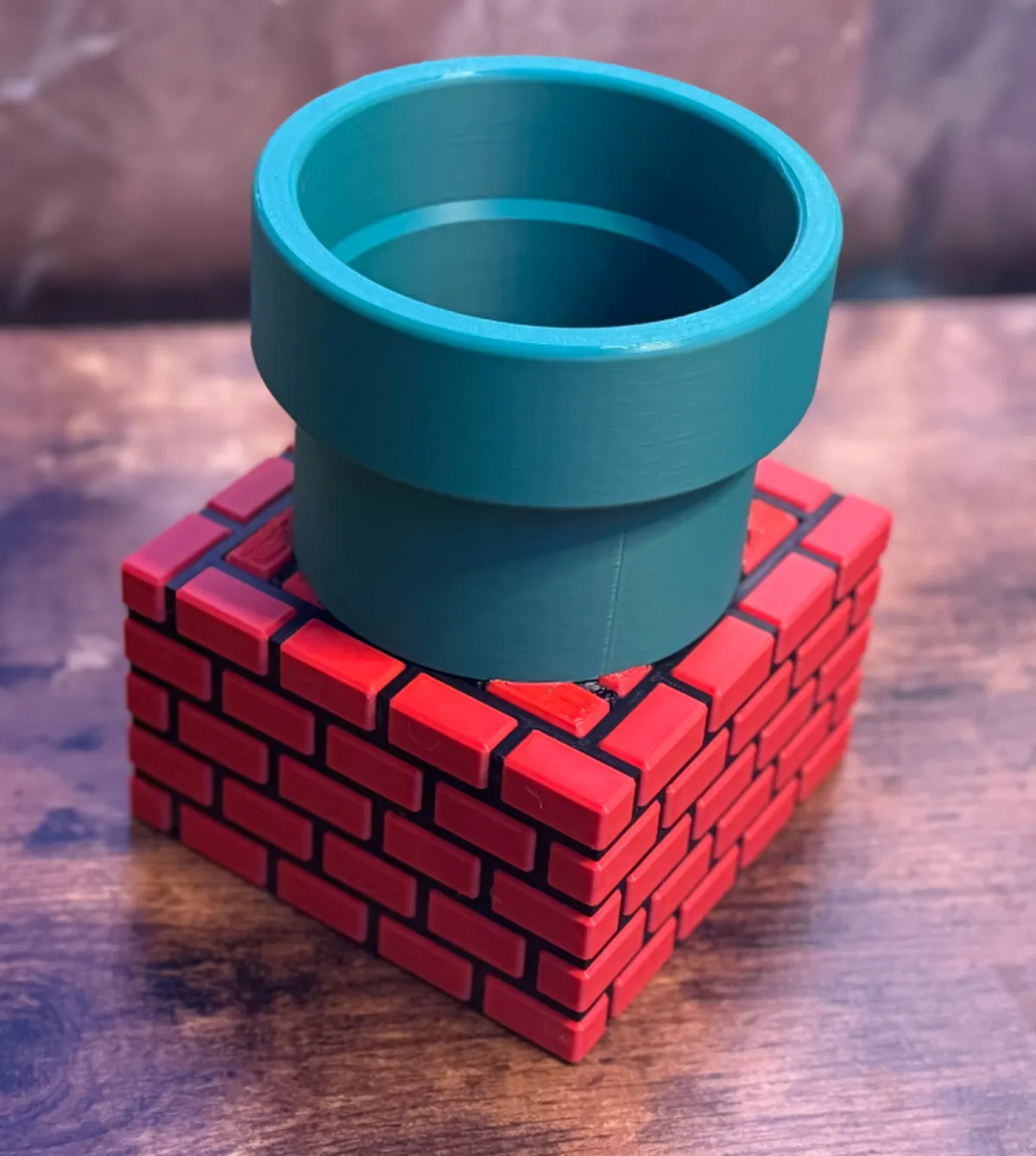 Mario Warp Pipe Self Watering Planter, photo 3 of 3 - Mario Warp Pipe Self Watering Planter Household
