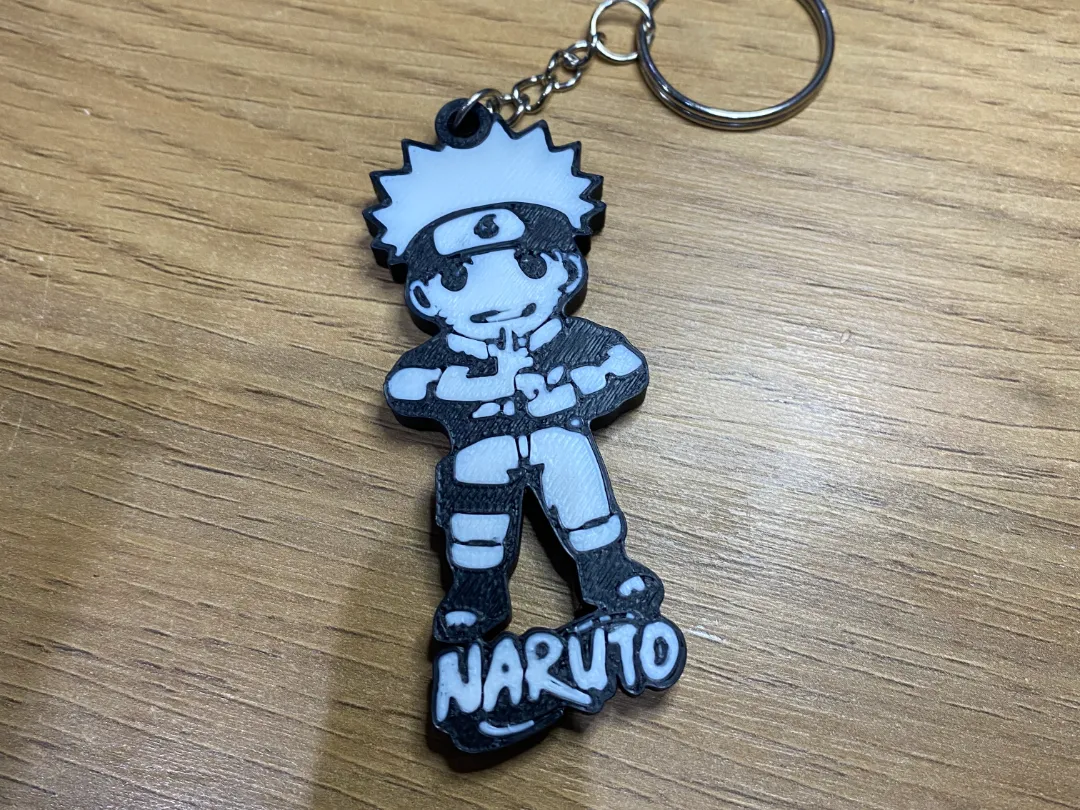 llavero Naruto con nombre